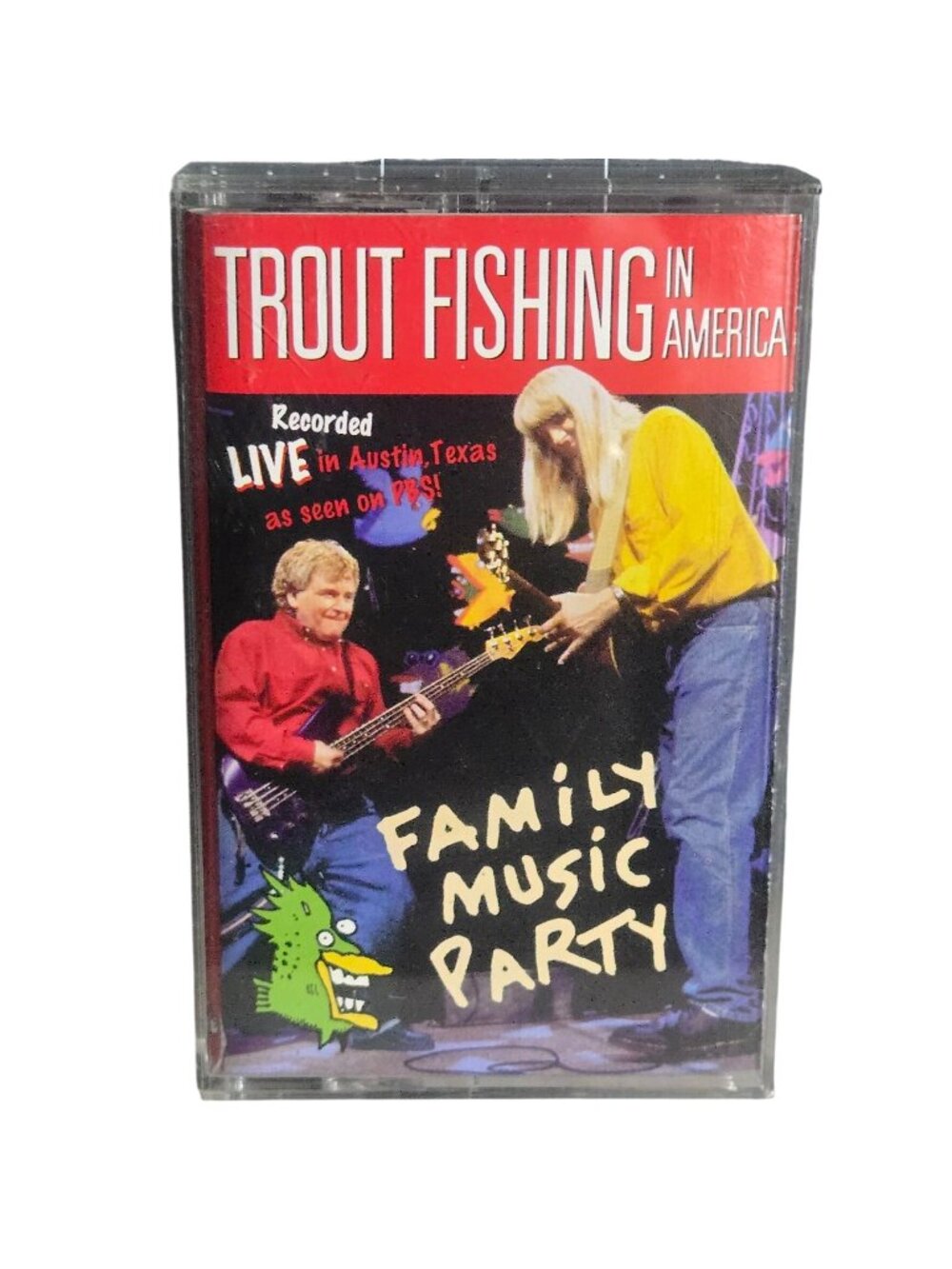 Trout Fishing In America Family Music Party Cassette Tape Live In Austin 1998